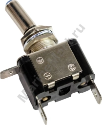 Тумблер двухпозиционный ON-OFF 12 В/20А 3P с подсветкой, красный MR07DR