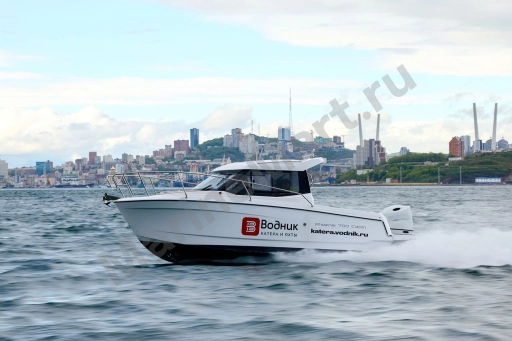 Катер Феникс 700 Cabin белый с Suzuki DF200ATX