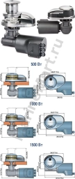 Якорная лебедка «Prince DP3», 1500 Вт, 12 В, с барабаном, цепь 10 мм more-10252555