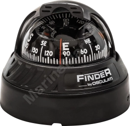 Компас FINDER размер 2" 5/8 (67 мм), накладной, черный 25-172-01