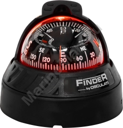 Компас FINDER размер 2" 5/8 (67 мм), накладной, черный 25-172-01