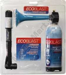 Горн туманный пневматический ecoblast, стальной баллон, в комплекте с насосом more-10255249