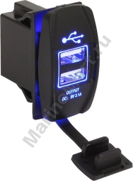 Зарядные гнезда usb в виде клавиши "marina", 3,1 а more-10264236
