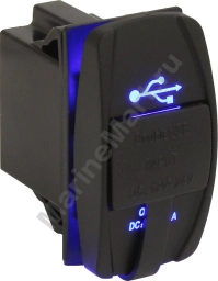 Зарядные гнезда usb в виде клавиши "marina", 4,8 а more-10264237