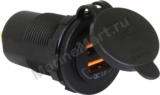 Гнездо питания с usb-разъемами, ускоренный заряд qualcomm quick charge 3.0 (qc3.0) more-10266250