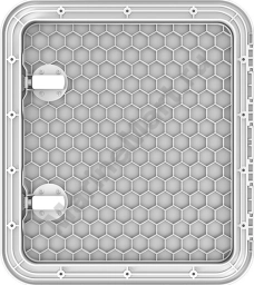 Люк смотровой белый, SeaFlo 460 х 510 мм SFRE146051002