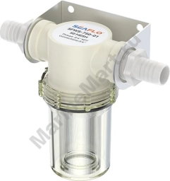 Фильтр грубой очистики 19мм(3/4"), белый корпус, SeaFlo SFWS75001