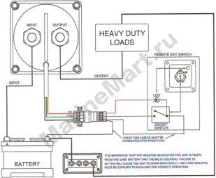 Выключатель массы BEP 720-MDO 500A 2103108