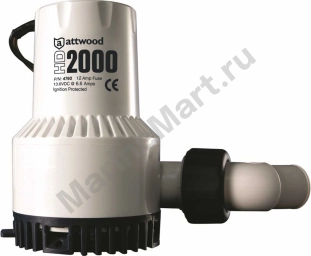 Помпа осушительная HD2000, 12В, Attwood 1821820