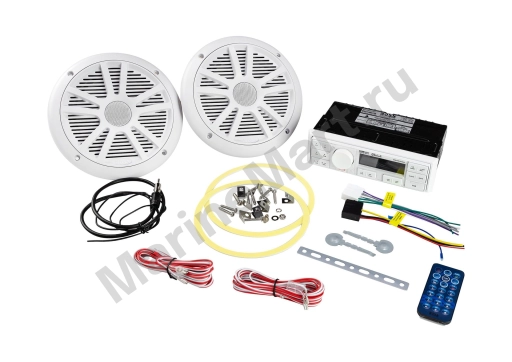 Морская аудиосистема 1DIN BOSS MCK500WB.6 (комплект2) MCK500WB.6