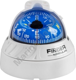 Компас FINDER размер 2" 5/8 (67 мм), накладной, белый 25-172-02