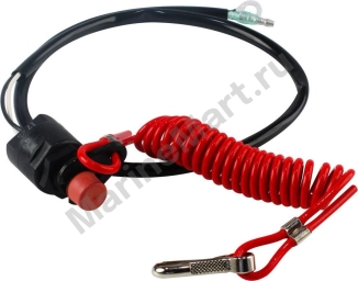 Кнопка аварийной остановки с чекой Yamaha 9.9-25, Omax 6E98257500_OM