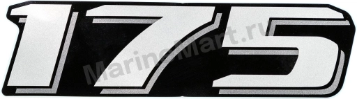 Наклейка капота Suzuki DF175A (175), задняя 6143596LC0000