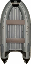 Надувная лодка ПВХ, Адмирал 330 CF НДНД, роульс, рым, серый FR-00001935_RR_G